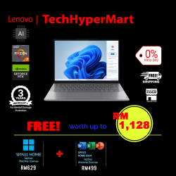 Lenovo Yoga Pro 7 14AHP9 83E30056MJ-2-W11-EPP 14.5" Laptop/ Notebook (Ryzen 7 8845HS, 16GB, 2TB, NV RTX3050, W11H, Off Home 2024 + Off 365 Basic, AI Chip)