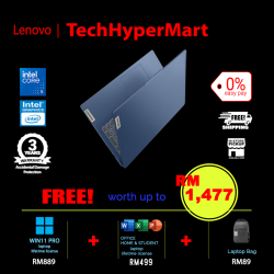 Lenovo IdeaPad Slim 3 15IRU9 83E60026MJ-1-W11P-EPP 15.6" Laptop/ Notebook (Core 5 120U, 16GB, 1TB, Intel, W11P, Off H&S)
