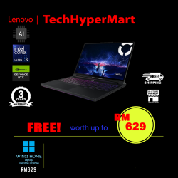 Lenovo Legion Pro 7 16IAX10H 83F5004VMJ 16" Laptop/ Notebook (Ultra 9 275HX, 32GB, 1TB, NV RTX5080, W11H, 240Hz, AI Chip)