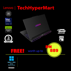 Lenovo Legion Pro 7 16IAX10H 83F500PXMJ-W11P 16" Laptop/ Notebook (Ultra 9 290HX Plus, 32GB, 1TB, NV RTX5070Ti, W11P, 240Hz, AI)