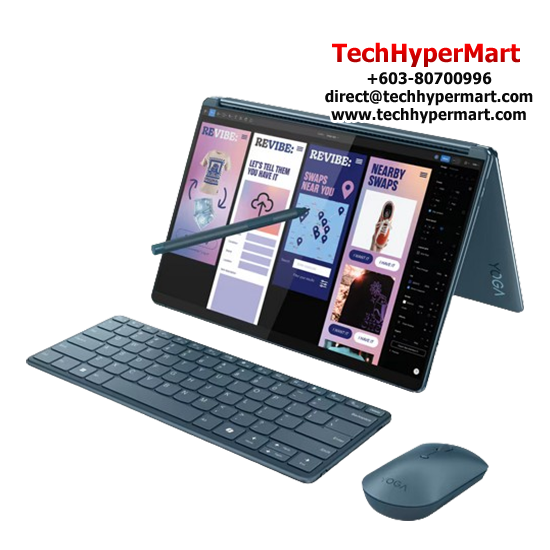 Lenovo Yoga Book 9 13IMU9 83FF002AMJ-W11P 13.3" Laptop/ Notebook (Ultra 7 155U, 32GB, 1TB, Intel, W11P, Off H&S, Touchscreen, Pen)