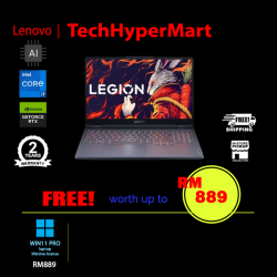 Lenovo Legion 5 15IRX9 83JJ000HMJ-W11P 15.6" Laptop/ Notebook (i7-13650HX, 24GB, 512GB, NV RTX4060, W11P, 144Hz, AI Chip)
