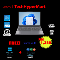 Lenovo IdeaPad Slim 3 15IRH10 83K100CMMJ-24-W11P 15.3" Laptop/ Notebook (i5-13420H, 24GB, 512GB, Intel, W11P, Off Home 2024 + Off 365 Basic)