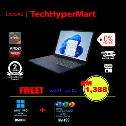 Lenovo IdeaPad Slim 3 15ARP10 83K700R8MJ-1-W11P-EPP 15.3" Laptop/ Notebook (Ryzen 7 170, 16GB, 1TB, AMD Radeon, W11P, Off Home 2024 + Off 365 Basic)