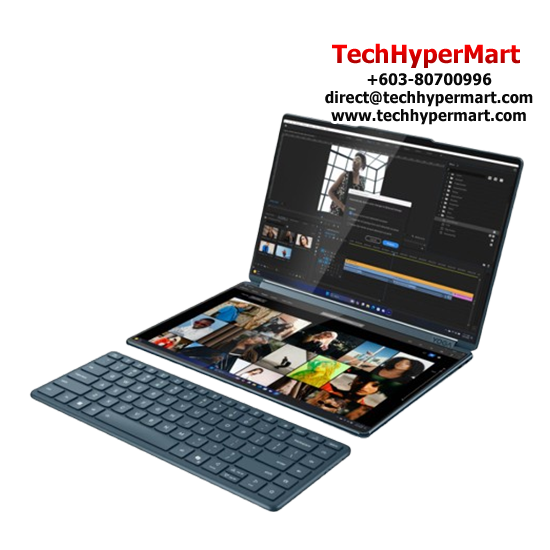 Lenovo Yoga Book 9 14IAH10 83KJ0036MJ 14" Laptop/ Notebook (Ultra 9 285H, 32GB, 1TB, Intel Arc, W11H, Off Home 2024 + Off 365 Basic, Touchscreen, AI Chip)