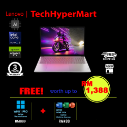 Lenovo Yoga Pro 9 16IAH10 83L00072MJ-W11P 16" Laptop/ Notebook (Ultra 9 285H, 32GB, 1TB, NV RTX5050, W11P, Off Home 2024 + Off 365 Basic, Touchscreen, AI Chip)