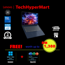 Lenovo IdeaPad Slim 3 14IWC11 83RQ002MMJ-W11P 14" Laptop/ Notebook (Core 5 320, 16GB, 512GB, Intel, W11P, Off Home 2024 + Off 365 Basic, AI)