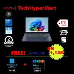 Lenovo IdeaPad Slim 3 15IWC11 83RR00A5MJ-1-W11-EPP 15.3" Laptop/ Notebook (Core 3 304, 8GB, 1TB, Intel, W11H, Off Home 2024 + Off 365 Basic, AI)
