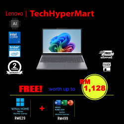 Lenovo IdeaPad Slim 3 15IWC11 83RR00A6MJ 15.3" Laptop/ Notebook (Core 3 304, 8GB, 512GB, Intel, W11H, Off Home 2024 + Off 365 Basic, AI)