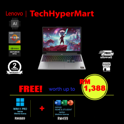 Lenovo LOQ 15AHP11 83TN0065MJ-24-W11P 15.3" Laptop/ Notebook (Ryzen 7 250, 24GB, 512GB, NV RTX5060, W11P, Off Home 2024, 165Hz, AI)