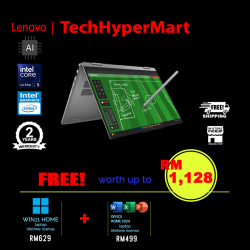 Lenovo IdeaPad 5 2-in-1 14IPH11 83UG004NMJ 14" Laptop/ Notebook (Ultra 5 322, 16GB, 512GB, Intel, W11H, Off Home 2024 + Off 365 Basic, Touch, AI)