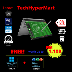 Lenovo IdeaPad 5 2-in-1 14IPH11 83UG004NMJ-1-W11-EPP 14" Laptop/ Notebook (Ultra 5 322, 16GB, 1TB, Intel, W11H, Off Home 2024 + Off 365 Basic, Touch, AI)