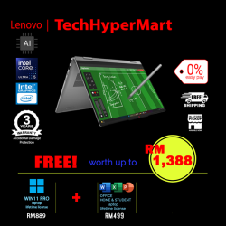 Lenovo IdeaPad 5 2-in-1 14IPH11 83UG004NMJ-1-W11P-EPP 14" Laptop/ Notebook (Ultra 5 322, 16GB, 1TB, Intel, W11P, Off Home 2024 + Off 365 Basic, Touch, AI)