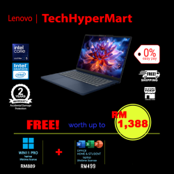 Lenovo IdeaPad Slim 3 14IPH11 83UQ0021MJ-1-W11P-EPP 14" Laptop/ Notebook (Ultra 5 322, 16GB, 1TB, Intel, W11P, Off Home 2024 + Off 365 Basic)