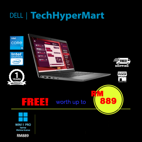 Dell Latitude L3450-i51335-16-512-W11-C 14" Laptop/ Notebook (i5-1335U, 16GB, 512GB, Intel, W11P) Dell Latitude L3450-i51335-16-512-W11-C 14" Laptop/ Notebook (i5-1335U, 16GB, 512GB, Intel, W11P)