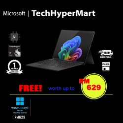 Microsoft Surface Pro 11th 13" Copilot+ PC (Snapdragon X Plus 10C, 16GB, 512GB, Qualcomm Adreno, W11H, Touchscreen, AI Chip)