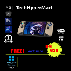 MSI Claw 8 AI+ A2VM Super Pack-053MY 8" Handhelds (Ultra 7 258V, 32GB, 1TB, Intel Arc, W11H, Touchscreen, AI Chip)