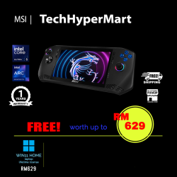 MSI Claw A1M-044MY 7" Handhelds (Ultra 5 135H, 16GB, 512GB, Intel Arc, W11H, Touchscreen)