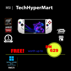 MSI Claw A8 BZ2EM-027MY 8" Handhelds (Ryzen Z2 Extreme, 24GB, 1TB, AMD Radeon, W11H, Touchscreen)