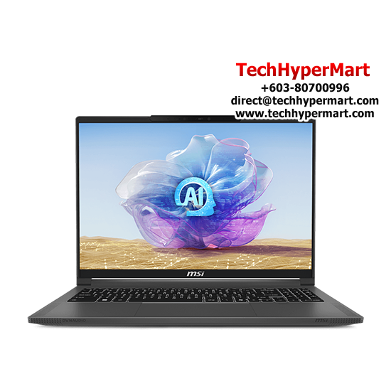 MSI Creator 16 AI Studio 16" Laptop/ Notebook (Ultra 9 185H, 64GB, 2TB, NV RTX4080, W11P)