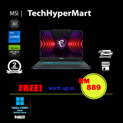 MSI Cyborg 14 A13VF-248MY-24-W11P 14" Laptop/ Notebook (i7-13620H, 24GB, 512GB, NV RTX4060, W11P, AI)