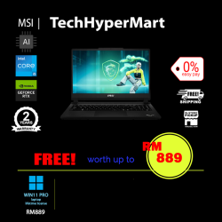 MSI Cyborg 15 C13WFO-419MYNN-1-W11P-EPP 15.6" Laptop/ Notebook (i5-13420H, 16GB, 1TB, NV RTX5060, W11P, 144Hz, AI)