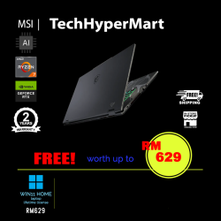 MSI Cyborg A17 AI B2HWFKG-050MY-24-W11 17.3" Laptop/ Notebook (Ryzen 7 260, 24GB, 512GB, NV RTX5060, W11H, 144Hz, AI)