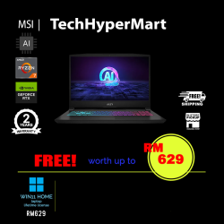 MSI Katana A15 AI B8VF-639MY-24-W11 15.6" Laptop/ Notebook (Ryzen 7 8845HS, 24GB, 1TB, NV RTX4060, W11H, AI)