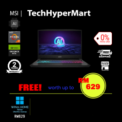 MSI Katana A15 AI B8VF-639MY-2-W11-EPP 15.6" Laptop/ Notebook (Ryzen 7 8845HS, 16GB, 2TB, NV RTX4060, W11H, AI)