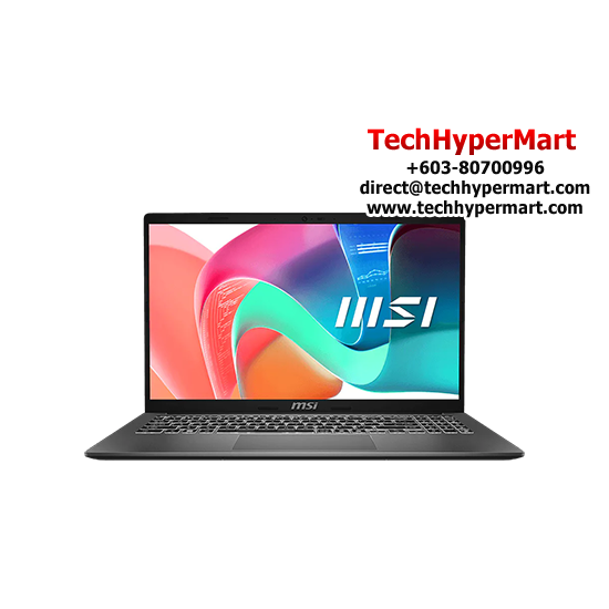 MSI Modern 15 F1MG-1204MY 15.6" Laptop/ Notebook (Core 5 120U, 16GB, 512GB, Intel, W11H, Off Home 2024, AI)