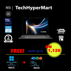 MSI Prestige 14 AI+ D3MG-225MY 14" Laptop/ Notebook (Ultra 7 355, 32GB, 1TB, Intel, W11H, Off Home 2024, AI)