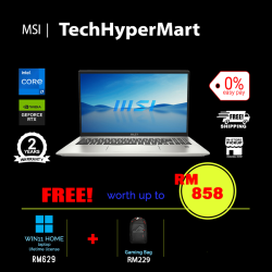 MSI Prestige 16 A13UCX-246MY-2-W11-EPP 16" Laptop/ Notebook (i7-13620H, 16GB, 2TB, NV RTX2050, W11H)