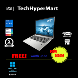 MSI Prestige 16Evo A12M-094MY-W11P 16" Laptop/ Notebook (i7-1280P, 16GB, 1TB, Intel Iris Xe, W11P)