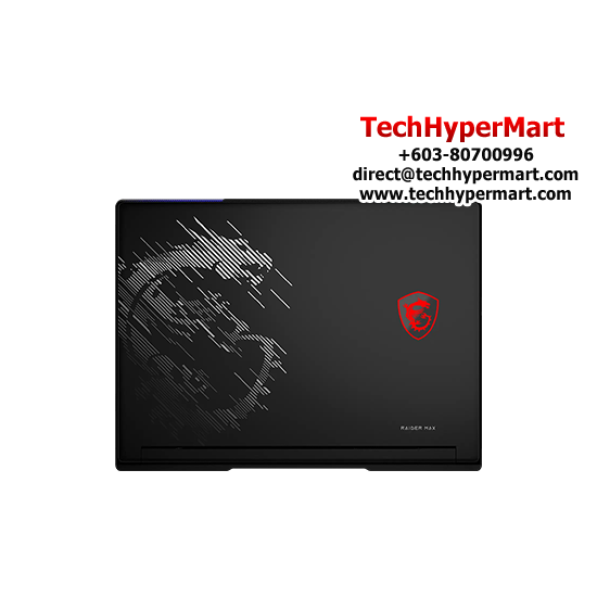 MSI Raider 16 Max HX B2WI-081MY-4-W11-EPP 16" Laptop/ Notebook (Ultra 9 290HX Plus, 32GB, 4TB, NV RTX5080, W11H, 240Hz, AI)