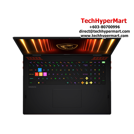 MSI Raider A18 HX A9WIG-085MY 18" Laptop/ Notebook (Ryzen 9 9955HX3D, 64GB, 2TB, NV RTX5080, W11H, 120Hz, AI Chip) MSI Raider A18 HX A9WIG-085MY 18" Laptop/ Notebook (Ryzen 9 9955HX3D, 64GB, 2TB, NV RTX5080, W11H, 120Hz, AI Chip)