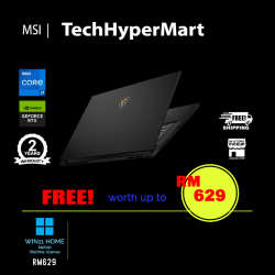 MSI Stealth 15 A13VE-022MY 15.6" Laptop/ Notebook (i7-13620H, 16GB, 1TB, NV RTX4050, W11H, 144Hz)