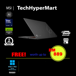 MSI Stealth 16 AI+ B3WF-022MY-24-W11P 16" Laptop/ Notebook (Ultra 9 386H, 24GB, 512GB, NV RTX5060, W11P, 240Hz, AI)