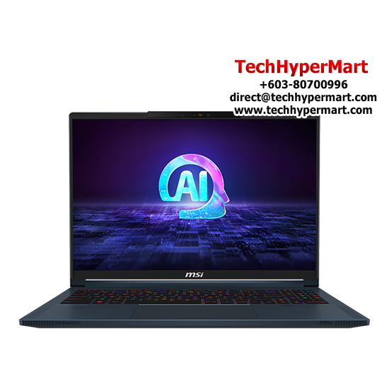 MSI Stealth 16 AI Studio A1VFG-074MY-W11P 16" Laptop/ Notebook (Ultra 7 155H, 32GB, 1TB, NV RTX4060, W11P, 240Hz) MSI Stealth 16 AI Studio A1VFG-074MY-W11P 16" Laptop/ Notebook (Ultra 7 155H, 32GB, 1TB, NV RTX4060, W11P, 240Hz)