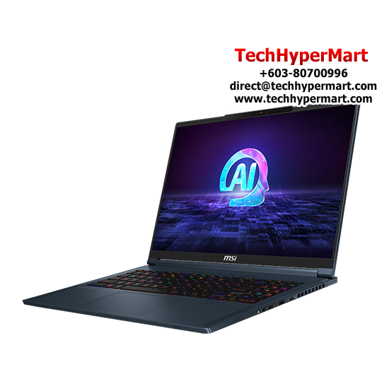 MSI Stealth 16 AI Studio A1VFG-074MY-2-W11P-EPP 16" Laptop/ Notebook (Ultra 7 155H, 32GB, 2TB, NV RTX4060, W11P, 240Hz)