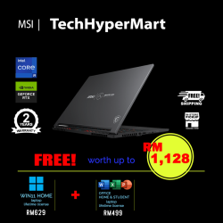MSI Stealth 16 Mercedes-AMG Motorsport A13VG-250MY 16" Laptop/ Notebook (i9-13900H, 32GB, 2TB, NV RTX4070, W11H, Off H&S, 60Hz)