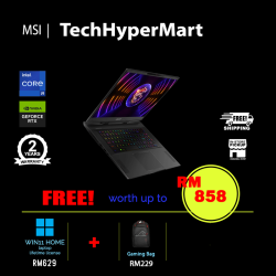 MSI Stealth 17Studio A13VI-093MY-48-W11 17.3" Laptop/ Notebook (i9-13900H, 48GB, 2TB, NV RTX4090, W11H, 240Hz)