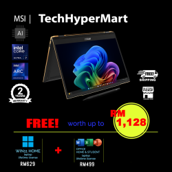 MSI Summit 13 AI+ Evo A2VMTG-022MY 13.3" Laptop/ Notebook (Ultra 7 258V, 32GB, 1TB, Intel Arc, W11H, Off H&S, Touchscreen, Pen, AI Chip)