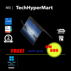 MSI Summit E14FlipEvo A13MT-400MY 14" Laptop/ Notebook (i7-1360P, 16GB, 1TB, Intel Iris Xe, W11P, Touchscreen)