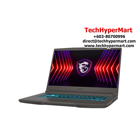 MSI Thin 15 B13UC-3441MY-32-1-W11-EPP 15.6" Laptop/ Notebook (i5-13420H, 32GB, 1TB, NV RTX3050, W11H, AI)