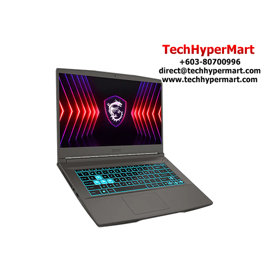 MSI Thin A15 B7VE-657MY-32-1-W11-EPP 15.6" Laptop/ Notebook (Ryzen 7 7735HS, 32GB, 1TB, NV RTX4050, W11H, Off Home 2024, AI)