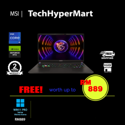 MSI Vector GP68HX 13VH-204MY-W11P 16" Laptop/ Notebook (i9-13950HX, 16GB, 1TB, NV RTX4080, W11P, 144Hz)