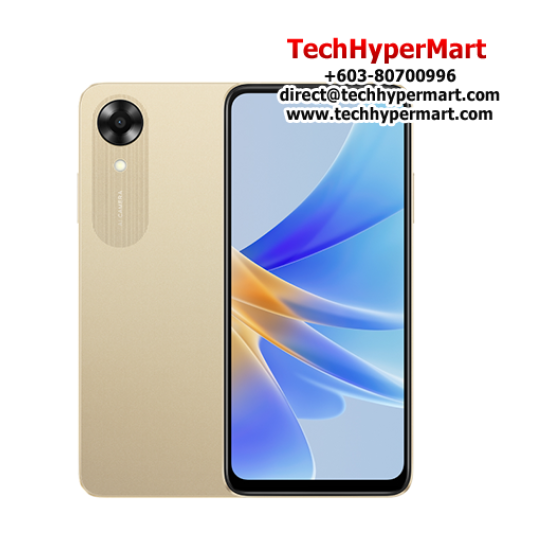 Oppo A17K 6.56" Smartphone (MediaTek Helio G35, Octa-core, 3GB RAM, 64GB ROM, 5MP Rear, 5MP Front Camera)