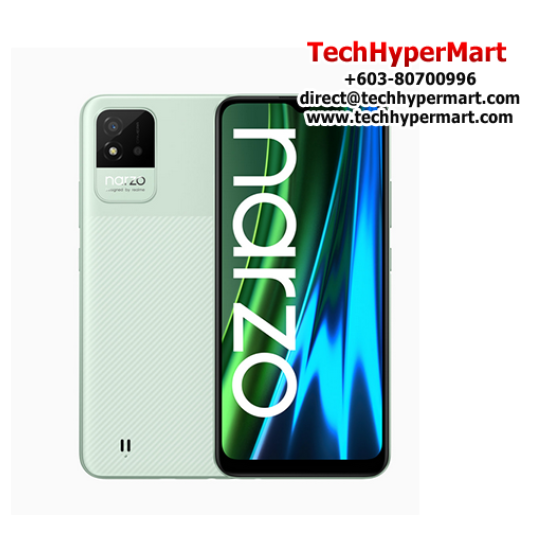 Realme Narzo 50i 6.5" Smartphone (Powerful, Octa-core, 4GB RAM, 64GB ROM, 8MP Rear, 8MP Front Camera)
