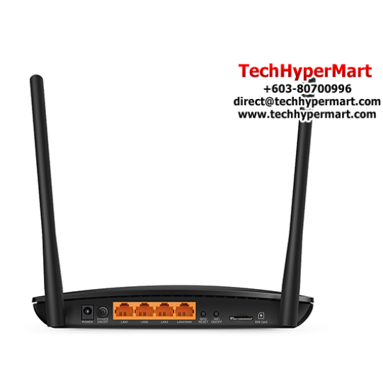 TP-Link Archer MR400 3G/4G Router (1350Mbps Wireless AC, 3 10/100Mbps, WAN Port)