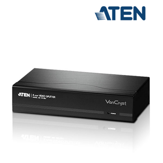 Aten VS138A VGA Splitter (8 Port, 450MHz, 1.5GHz amplifier, Metal)
